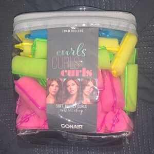 Conair Foam Rollers Set - Pink, Yellow, Green